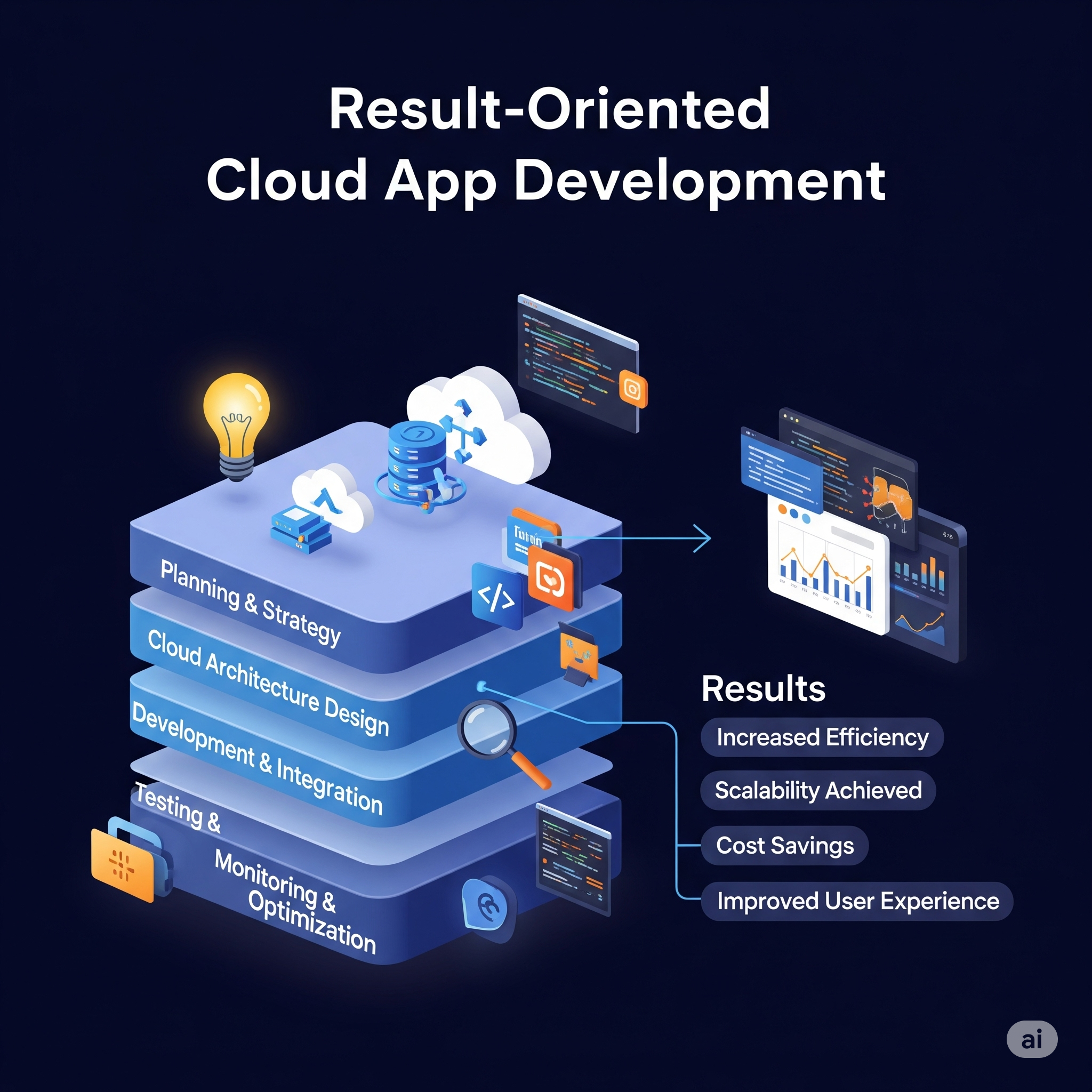Result-Oriented Cloud App Development